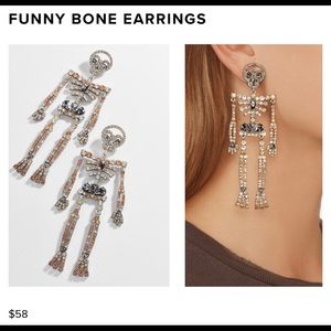 New Baublebar bones Skeleton earrings